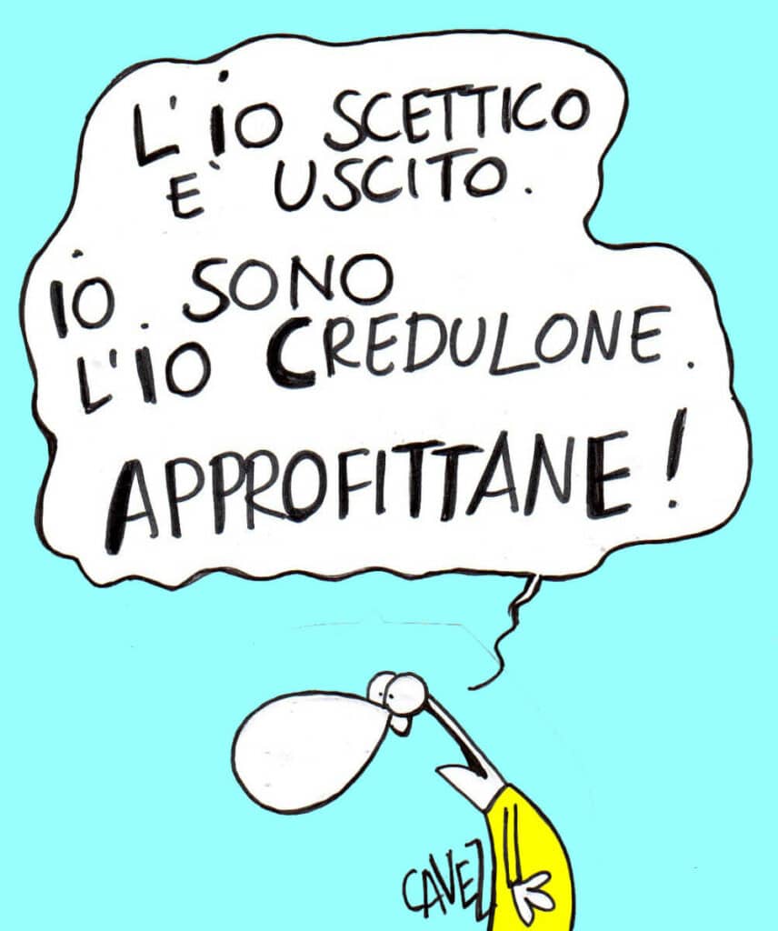 scettico-e-credulone - incatenato nelle credenze